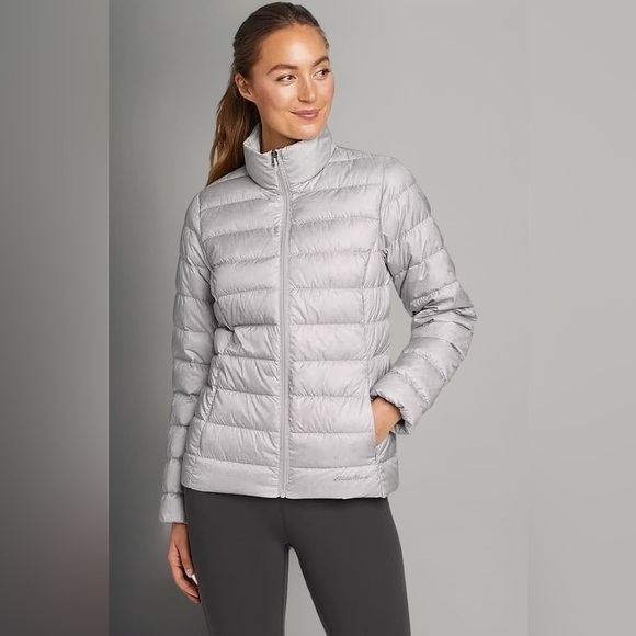 Eddie Bauer Jackets & Blazers - Gray Puffer Jacket - Eddie Bauer